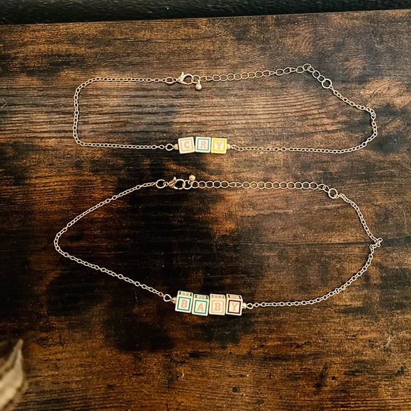 Melanie Martinez Crybaby Block Necklace Set - Picture 2 of 3